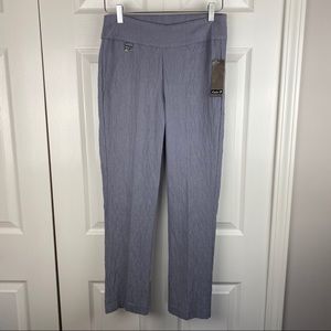 LULU-B TEXTURED STRETCHY STRAIGHT LEG PANT NWT